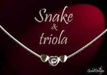 Snake +triola zlacený